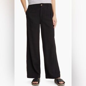 Wit & Wisdom Women's Black Wide Leg Pants